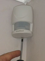 fitting a wireless passive infra red alarm sensor