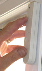 installing a magnetic door contact